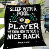 BlueJose Custom Name Sleep With A Pool Blanket