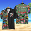 I May Be Old But I Got To Drive All The Cool Cars - Custom Classic Car Photo Hawaiian Shirt - Gift For Car Lovers