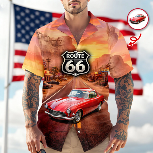 BlueJose Custom Photo 100 Year Of Route 66 America 250th Anniversary