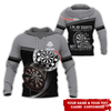 BlueJoseI Play Darts Because I Like It Personalized Name, Team Name Hoodie