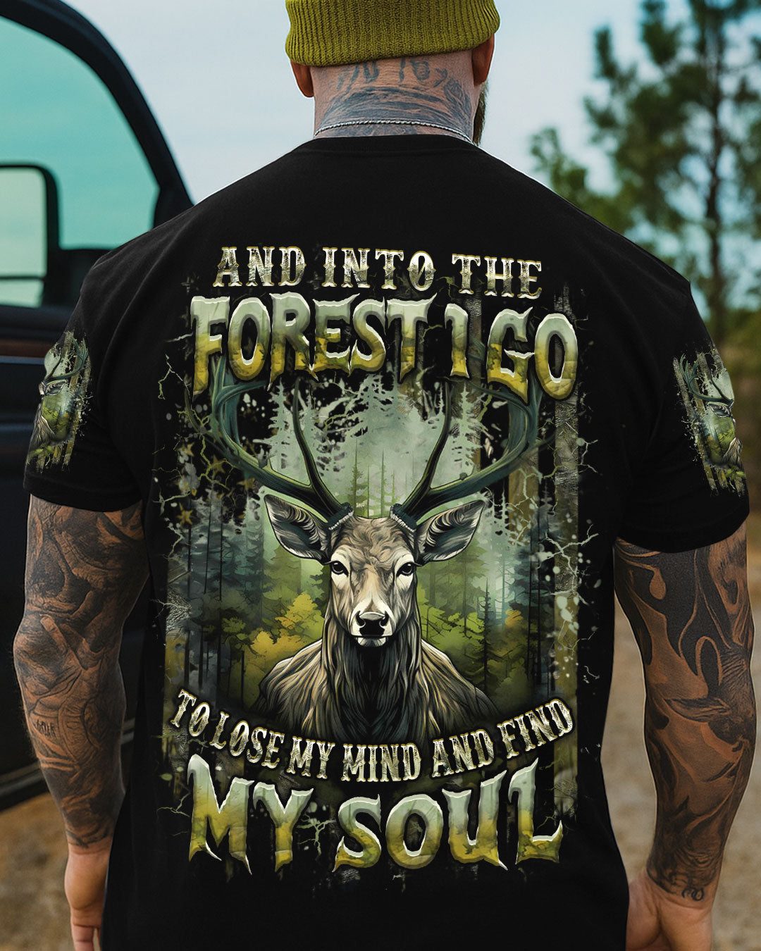 AND INTO THE FOREST I GO DEER ALL OVER PRINT - YHHN2409253