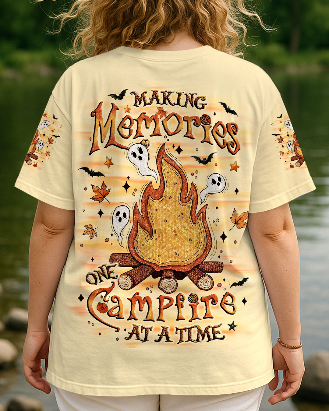 MAKING MEMORIES ONE CAMPFIRE AT A TIME HALLOWEEN ALL OVER PRINT - YHLT1007253