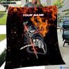 BlueJose Custom Name Billiards Reaper Blanket
