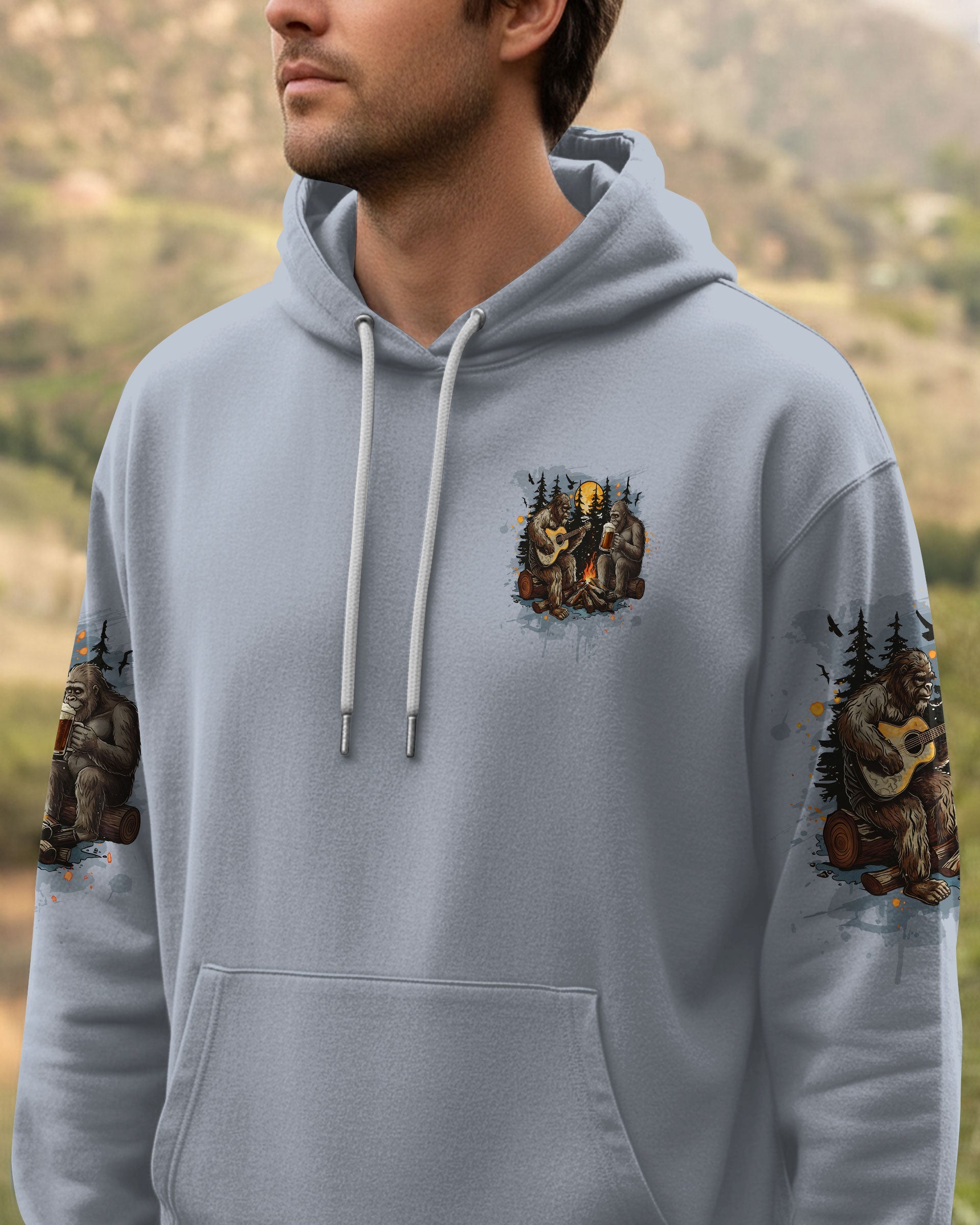MAKING MEMORIES ONE CAMPFIRE AT A TIME BIGFOOT ALL OVER PRINT - TLTW0312251