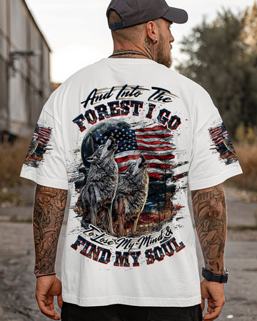 AND INTO THE FOREST I GO WOLF ALL OVER PRINT - TLTW1007252