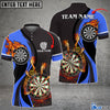 BlueJose Dart Fire Personalized Name, Team Name Shirt (6 Colors)