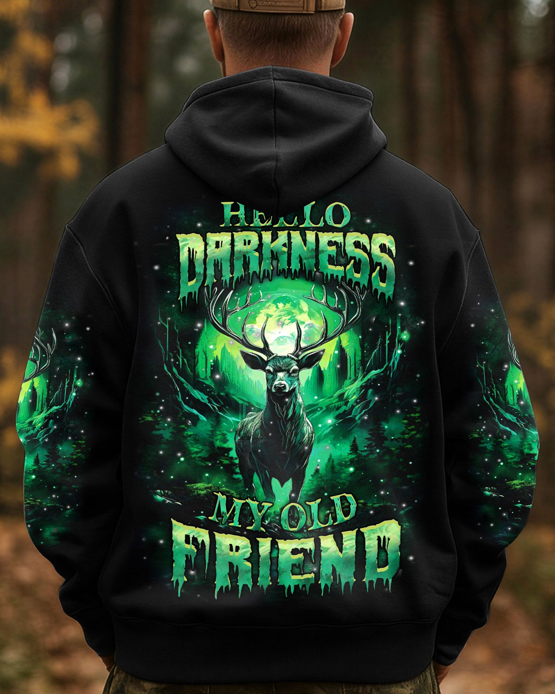 HELLO DARKNESS MY OLD FRIEND DEER ALL OVER PRINT - YHHN1212252