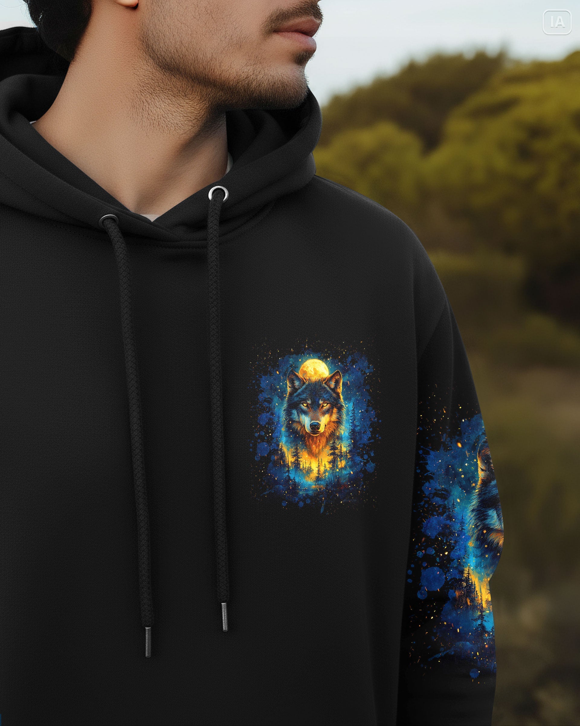 HELLO DARKNESS MY OLD FRIEND WOLF ALL OVER PRINT - TLTW0611251