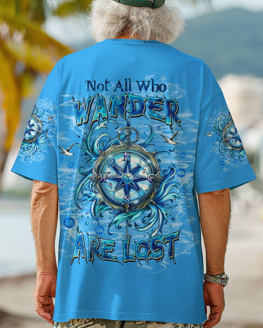 NOT ALL WHO WANDER ARE LOST COMPASS OCEAN ALL OVER PRINT - TLTW1103252