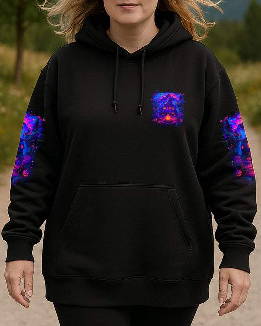 MY BROOM BROKE SO NOW HALLOWEEN CAMPING ALL OVER PRINT - YHLT0608251