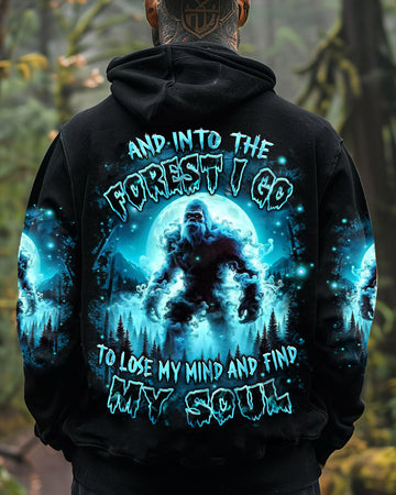 AND INTO THE FOREST I GO BIGFOOT ALL OVER PRINT - YHHN0603254