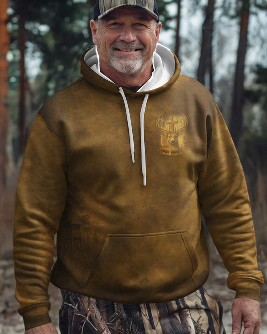 BlueJose I've Got Hunting In My Veins And Jesus In My Heart 3D Shirt