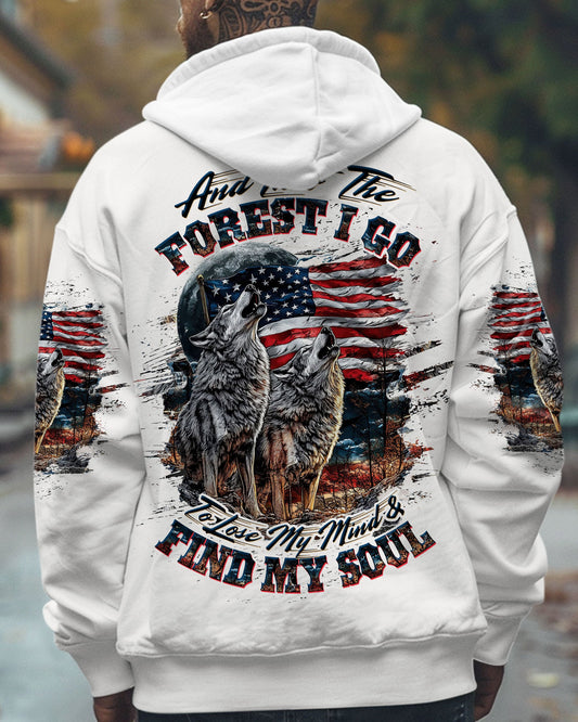 AND INTO THE FOREST I GO WOLF ALL OVER PRINT - TLTW1007252