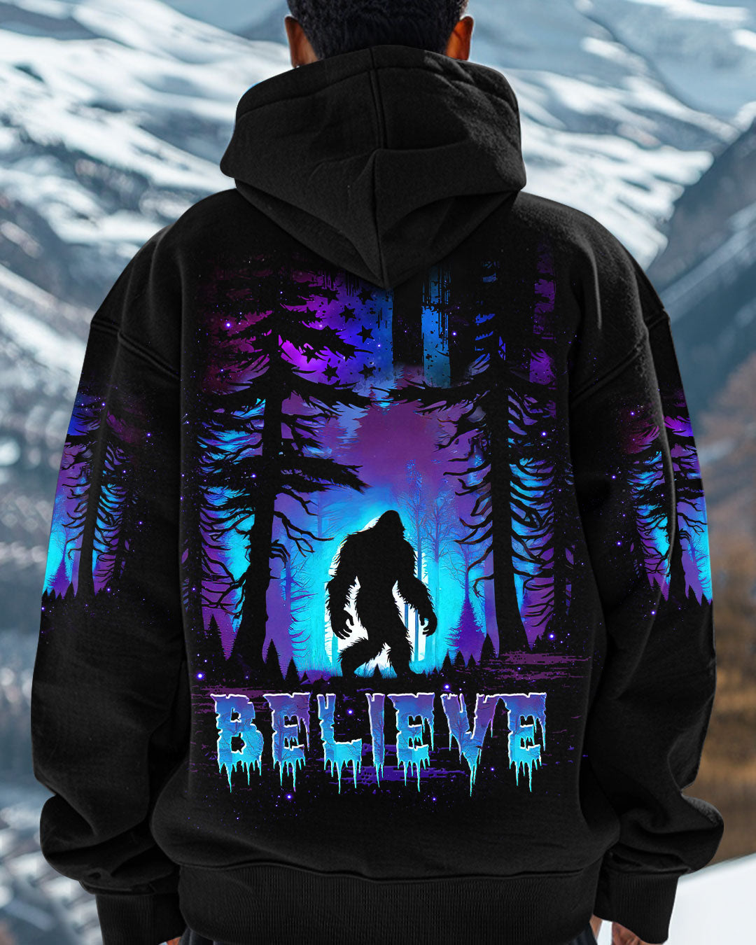 BELIEVE BIGFOOT ALL OVER PRINT - TLTW1111244