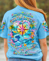 SMELL THE SEA FEEL THE BREEZE COMPASS ALL OVER PRINT - YHLT1004253