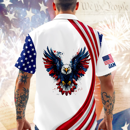 BlueJose Personalized USA 250th Anniversary 1776-2026 Hawaii Shirt