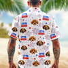 BlueJose Custom Dog Photo America 1776 - 2026 Hawaii Shirt
