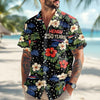 BlueJose Custom Name 250 Years Semiquincentennial Eagles Tropical Hawaii Shirt