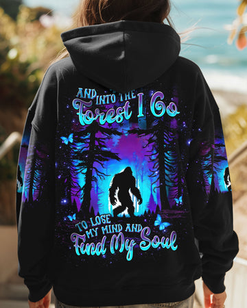 AND INTO THE FOREST I GO BIGFOOT ALL OVER PRINT - TLTW2209254