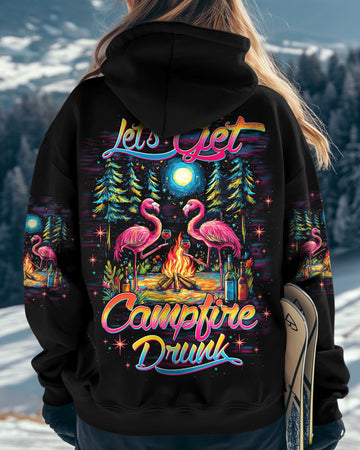 LET'S GET CAMPFIRE DRUNK FLAMINGO ALL OVER PRINT - TLTW1009252