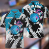 BlueJose Bowling And Pins Hexagram Pattern Multicolor Personalized Name, Team Name 3D Shirt