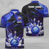 BlueJose Bowling And Pins Thunder Break Multicolor Personalized Name, Team Name 3D Shirt