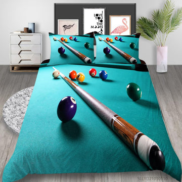 BlueJose Love Billiards Bedding Set
