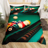 BlueJose Billiards Table Pattern Bedding Set