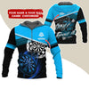 BlueJose I'm Sexy And I Throw It Dart Personalized Name, Team Name Zipper Hoodie