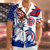 BlueJose Personalized Custom Name America 4th Of July Hawaii Shirt