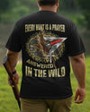BlueJose Every Hunt Shirt, Personalized Hunting 3D Shirt - Black
