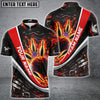 BlueJose Flaming Magma Bowling And Pins Multicolor Personalized Name, Team Name 3D Shirt