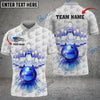 BlueJose Bowling And Pins American Pattern Multicolor Customized Name 3D Shirt (4 Colors)