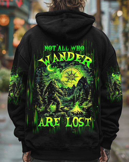 NOT ALL WHO WANDER ARE LOST BIGFOOT COMPASS ALL OVER PRINT -  TLTW1102253