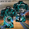 BlueJose Bowling And Pins Soaring Eagle Customized Name 3D Shirt (6 Colors)