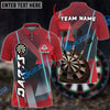 BlueJose Darts Bling Arrow Personalized Name, Team Name Shirt (6 Colors)