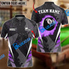 BlueJose Billiards Ball 8 Dream Tournament Personalized Name, Team Name Shirt (6 Colors)