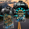 BlueJose Darts Smoke Skull Personalized Name, Team Name Shirt (6 Colors)