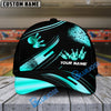 BlueJoses Bowling And Pins Ultimate Golden Multicolor Personalized Name Cap