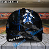 BlueJoses Bowling And Pins Strike The Blood Multicolor Personalized Name Cap