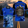 BlueJose Darts Skull Joker Personalized Name, Team Name Shirt (4 Colors)