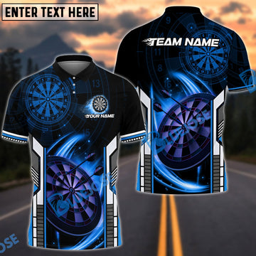 BlueJose Darts Future Mechanic Personalized Name, Team Name Shirt (4 Colors)