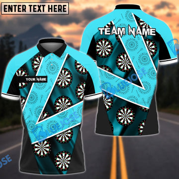 BlueJose Darts V For Victory Personalized Name, Team Name Shirt (4 Colors)
