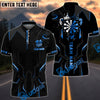BlueJose Darts Luxury Modern Golden Circuit Board Style Customized Name, Team Name 3D Shirt (4 Colors)