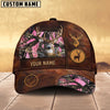 BlueJose Deer Leather Target Multicolor Options Personalized Name 3D Cap