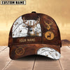 BlueJose Deer Leather Target Multicolor Options Personalized Name 3D Cap