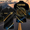 BlueJose Darts Basic Metalic Line Multicolor Options Personalized Name Shirt (6 Colors)