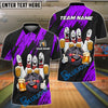 BlueJose Bowling & Pins Funny Beer Drunk Gang Customized Name, Team Name 3D Shirt (6 Colors)