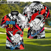 BlueJose Born To Golf – Street Swing Golf Polo Customized Name, Team Name 3D Shirts (4 Colors)