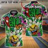 BlueJose Bowling & Pins Funny Pepper Chili Out Customized Name, Team Name 3D Shirt (4 Colors)